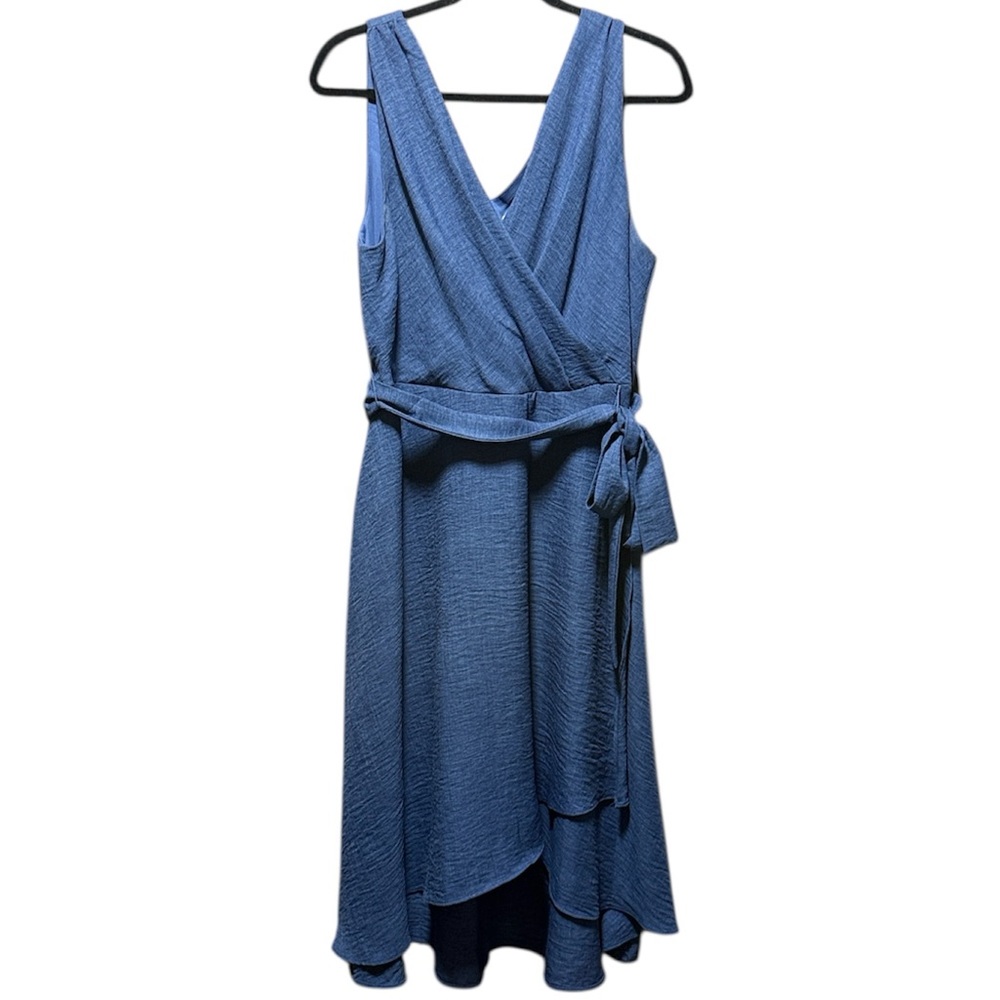 DKNY Royal Blue wrap style dress
